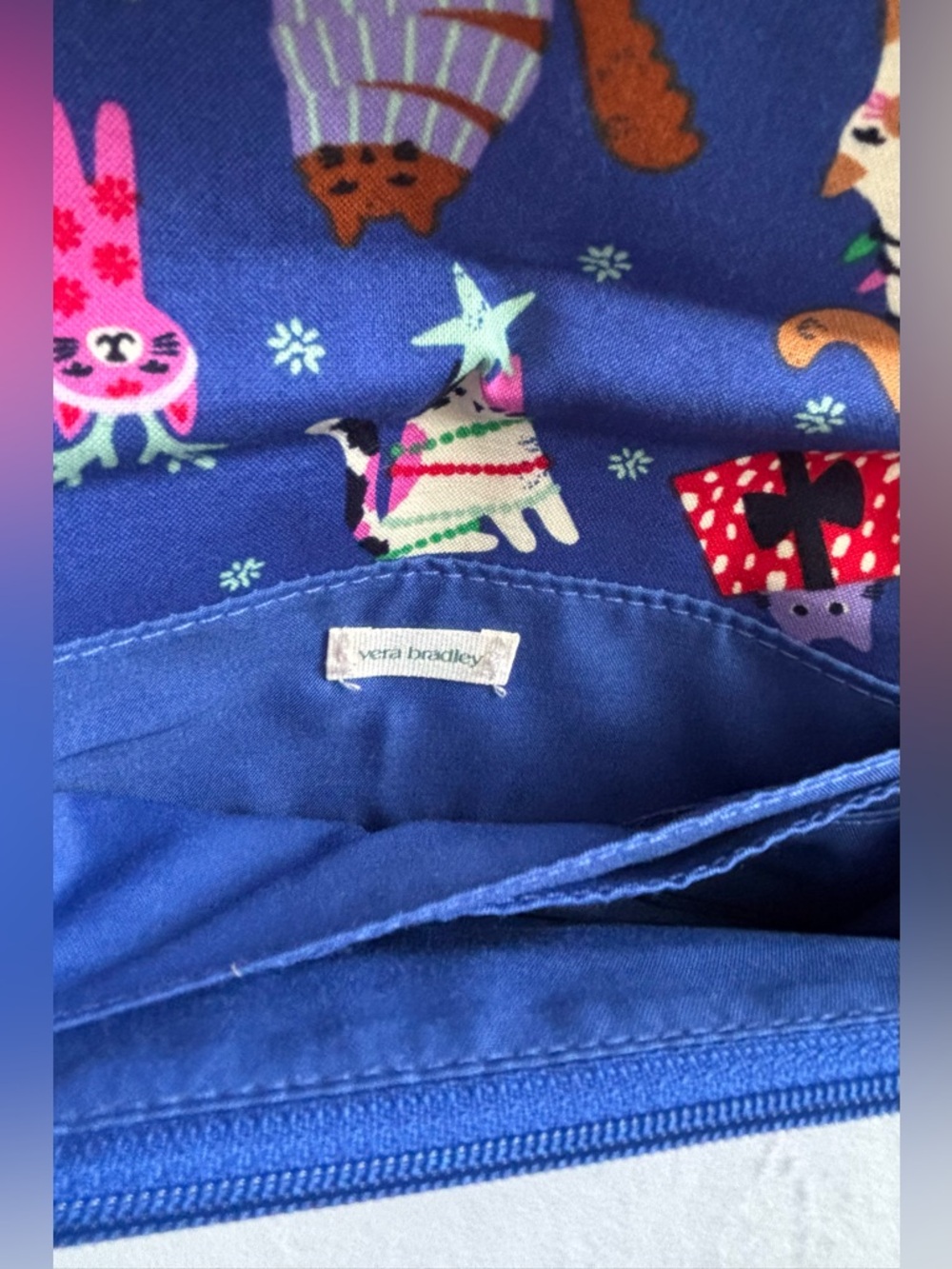 Vera Bradley Catnip Christmas Wallet Crossbody NWT - Picture 10 of 14
